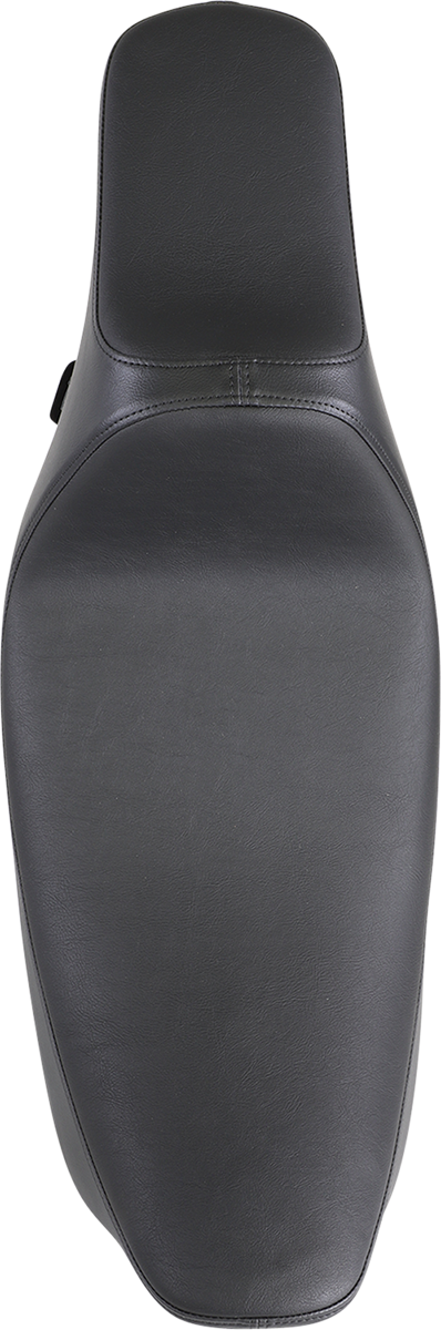DRAG SPECIALTIES SEATS, Drag Specialties Seats Extended Reach Predator III Seat for Harley FL Models 1999-2007 - Black, Smooth Finish