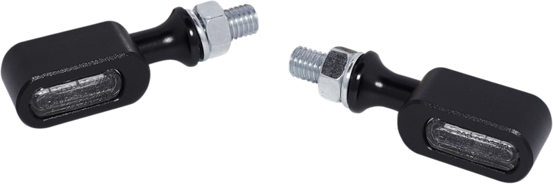 DRAG SPECIALTIES Marker Light Matte Black L22-6042MBE with Dual Function Turn Signal and Daytime Running Light