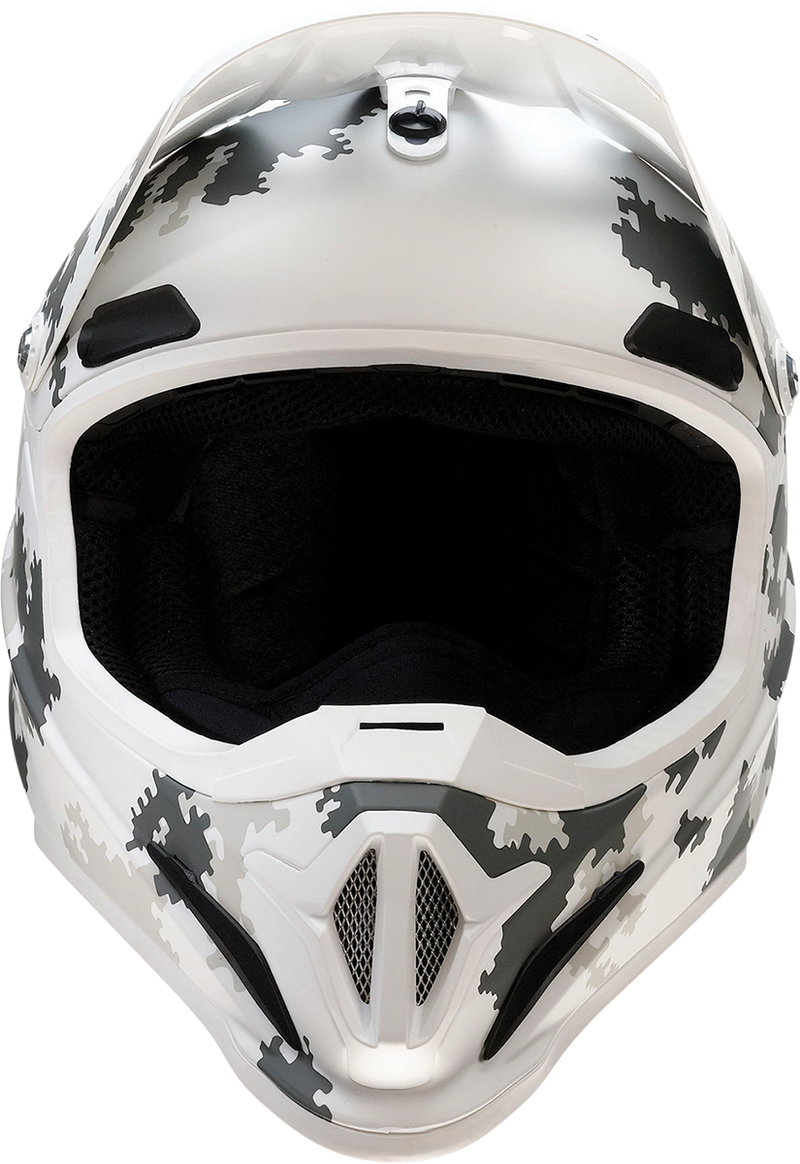 Z1R, Z1R Rise Snow Helmet - Digi Camo White/Gray XS - Injection Molded Polycarbonate Shell and Ventilation System