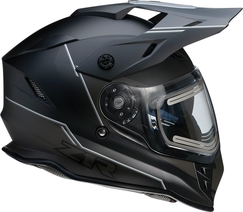 Z1R, Z1R Range Snow Helmet Bladestorm Electric Dual Pane Black/White Small 0101-14048