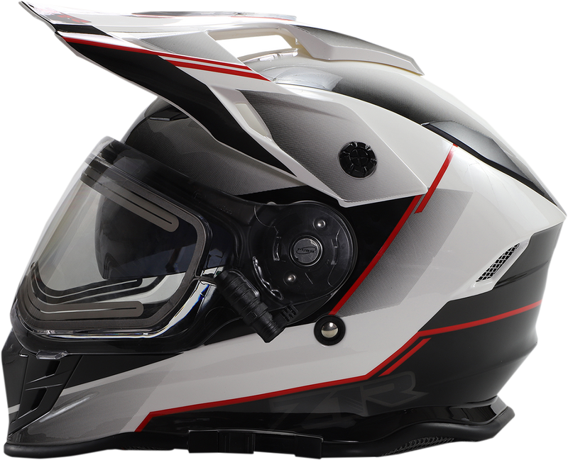 Z1R, Z1R Range Snow Helmet Bladestorm Electric Dual Pane Black/Red/White Small 0101-14054