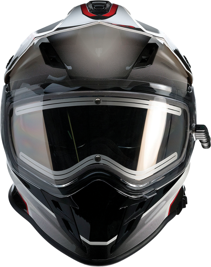 Z1R, Z1R Range Snow Helmet Bladestorm Electric Dual Pane Black/Red/White Small 0101-14054