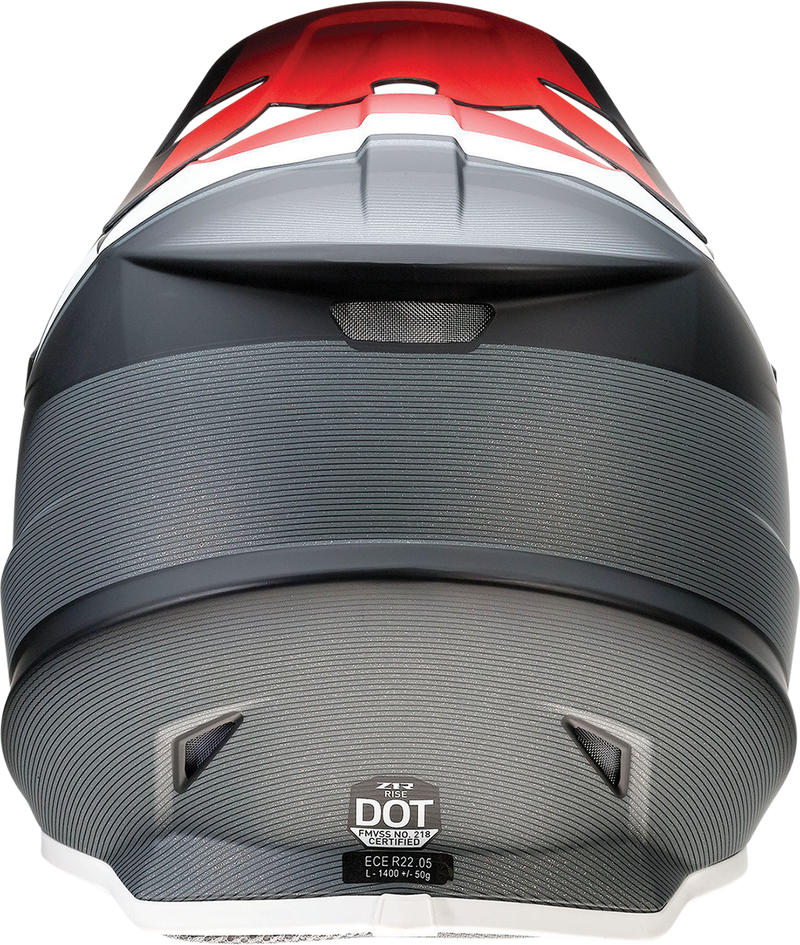 Z1R, Z1R Rise Snow Helmet - Cambio Red/Black/White, XL (Part No. 0120-0724)