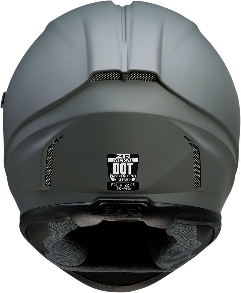 Z1R, Z1R Jackal Helmet Primer Gray with Smoke Shield - XS - Model 0101-13999