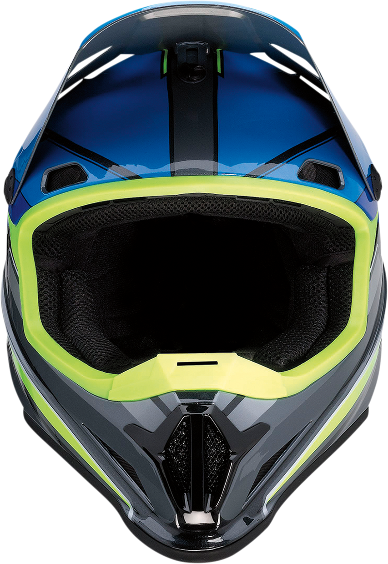Z1R, Z1R Rise Helmet - MC, Blue/Hi-Viz, Extra Large, Part Number 0110-7196