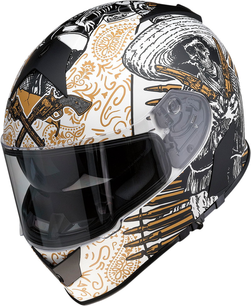 Z1R, Z1R Warrant Helmet Sombrero in White/Gold - 2XL, Part Number 0101-14169