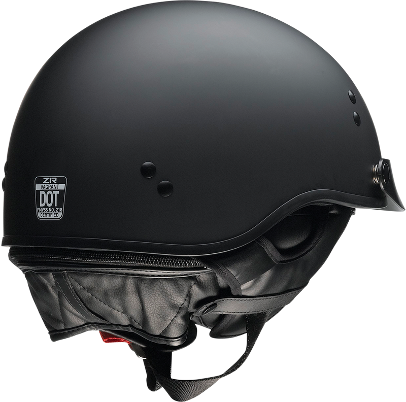 Z1R, Z1R Vagrant NC Helmet in Flat Black - Extra Small (Part Number 0103-1372)