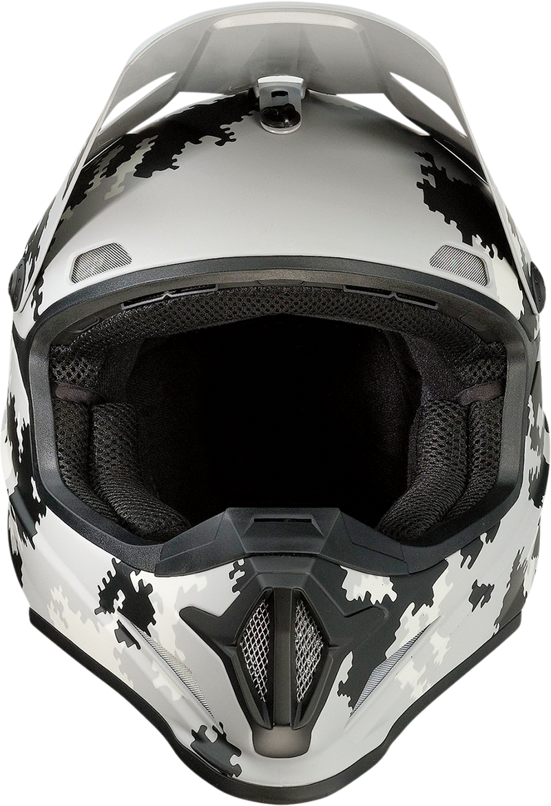 Z1R, Z1R Rise Helmet - Digi Camo Gray 2XL - Injection Molded Polycarbonate Shell with Advanced Ventilation
