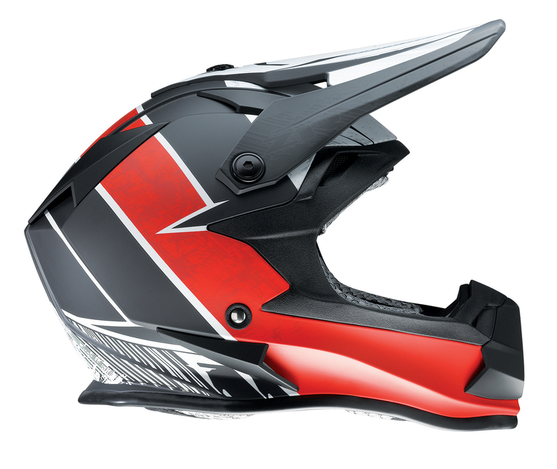Z1R, Z1R Youth F.I. Helmet - Fractal MIPS® - Matte Black/Red, Small (Part #0111-1517)