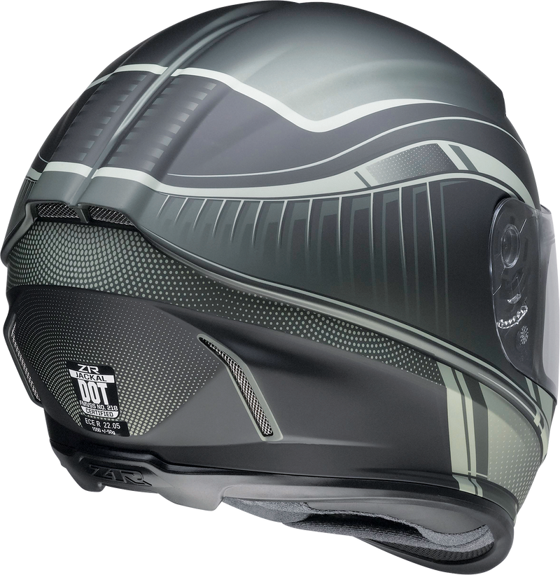 Z1R, Z1R Jackal Helmet Dark Matter Green Small 0101-14856 – Aerodynamic Motorcycle Helmet with Advanced Ventilation and Anti-Fog Shield