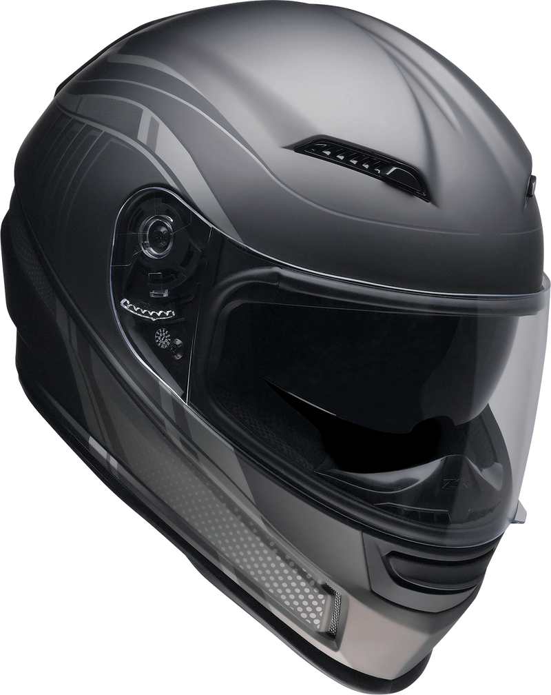 Z1R, Z1R Jackal Helmet Dark Matter Stealth XS - Injection-Molded Polycarbonate Shell with Advanced Ventilation