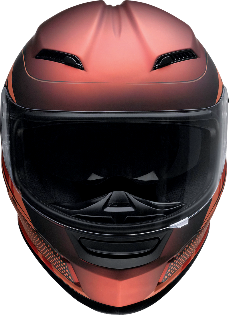 Z1R, Z1R Jackal Helmet Dark Matter Red Large - Injection-Molded Polycarbonate Shell, Drop-Down Sun Visor, and Advanced Ventilation by Z1R Part 0101-14851