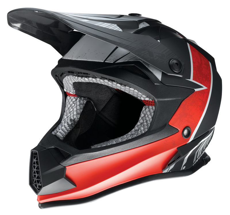 Z1R, Z1R Youth F.I. Helmet - Fractal MIPS® - Matte Black/Red, Large (Part #0111-1519)