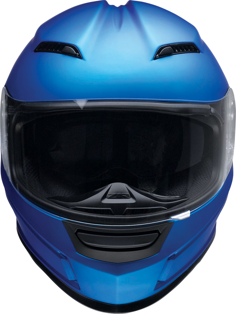 Z1R, Z1R Jackal Satin Blue Helmet - XS with Injection-Molded Polycarbonate Shell and Advanced Ventilation