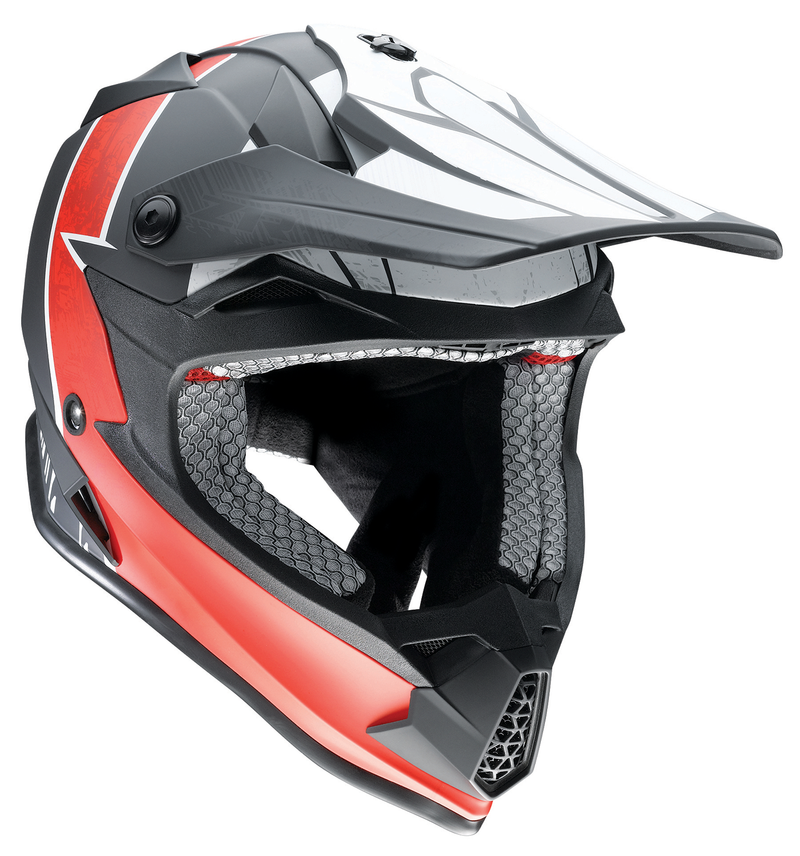 Z1R, Z1R Youth F.I. Helmet - Fractal MIPS® - Matte Black/Red, Large (Part #0111-1519)