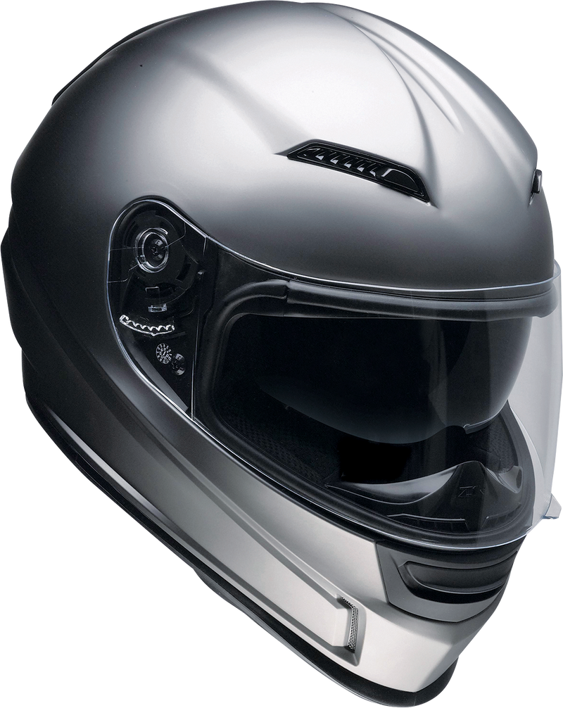 Z1R, Z1R Jackal Helmet Satin Titanium Medium - Injection-Molded Polycarbonate Shell with Advanced Ventilation and Sun Visor