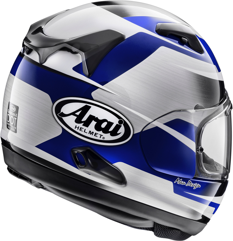 ARAI HELMETS, ARAI HELMETS Quantum-X Steel Blue Helmet - Large, VAS-MV Shield with Pinlock 120 MaxVision