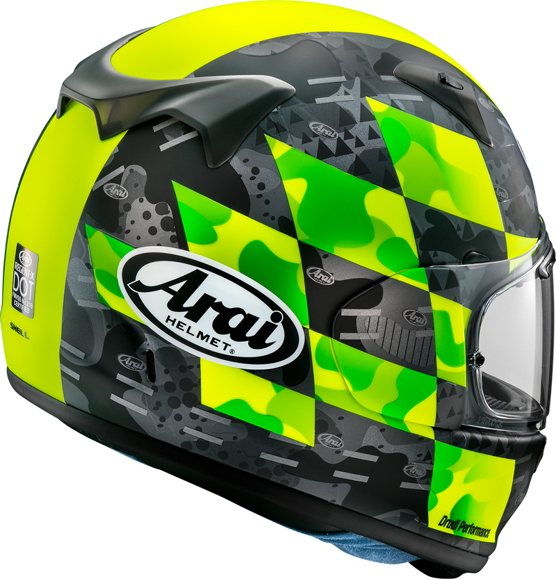 ARAI HELMETS, ARAI Helmets Regent-X Helmet - Patch - Yellow Frost - 2XL, Part Number 0101-15832