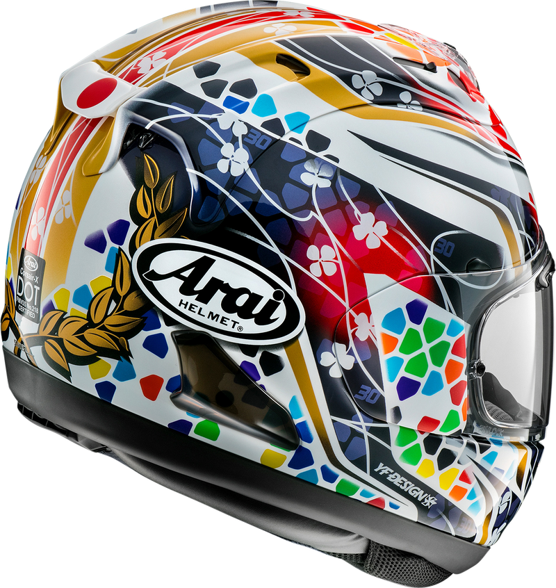 ARAI HELMETS, Arai Helmets Corsair-X Nakagami-3 XL Motorcycle Helmet - Part 0101-15875