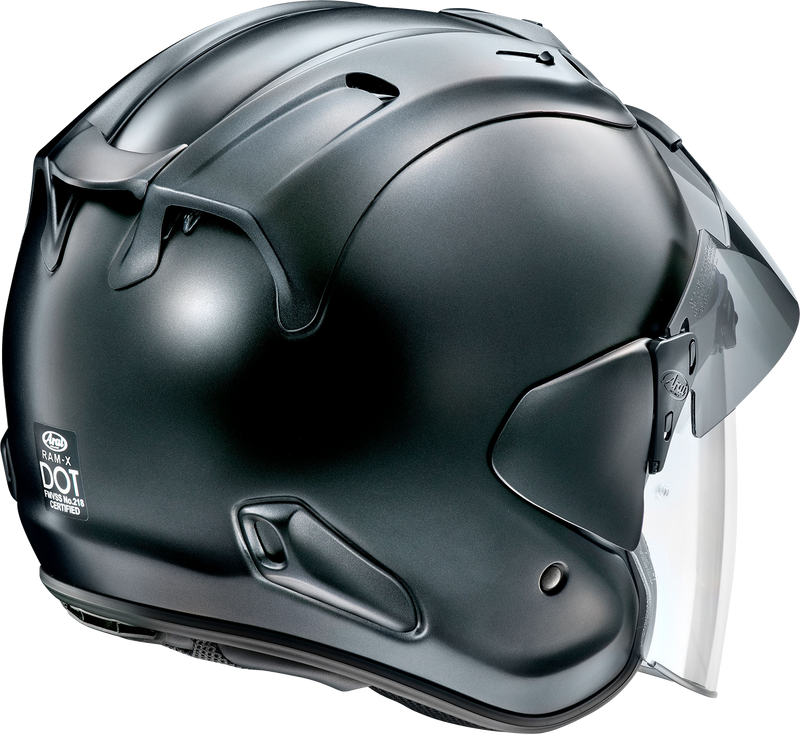 ARAI HELMETS, Arai Helmets Ram-X Black Frost Helmet - XS | Variable Axis System and Pinlock®-120