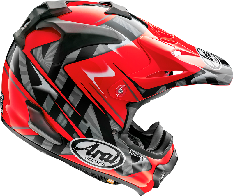 ARAI HELMETS, Arai Helmets VX-Pro4 Scoop Helmet - Red, Small (Part No. 0110-8192)