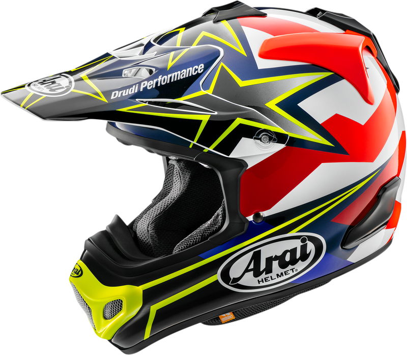 ARAI HELMETS, ARAI Helmets VX-Pro4 Stars & Stripes Yellow Large - Part 0110-8204
