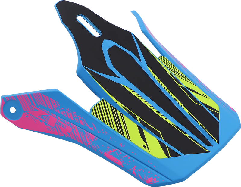 Z1R, Z1R Youth F.I. Visor Kit - Fractal Matte Blue/Hi-Viz | Part Number 0132-1582