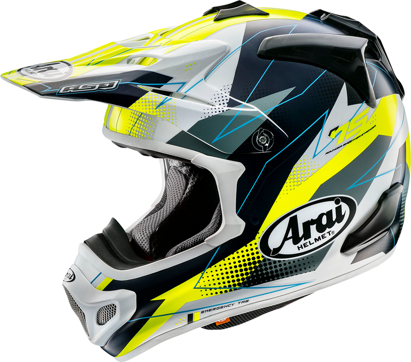 ARAI HELMETS, ARAI Helmets VX-Pro4 Resolute Yellow Helmet - Size XS (Part #0110-8482)