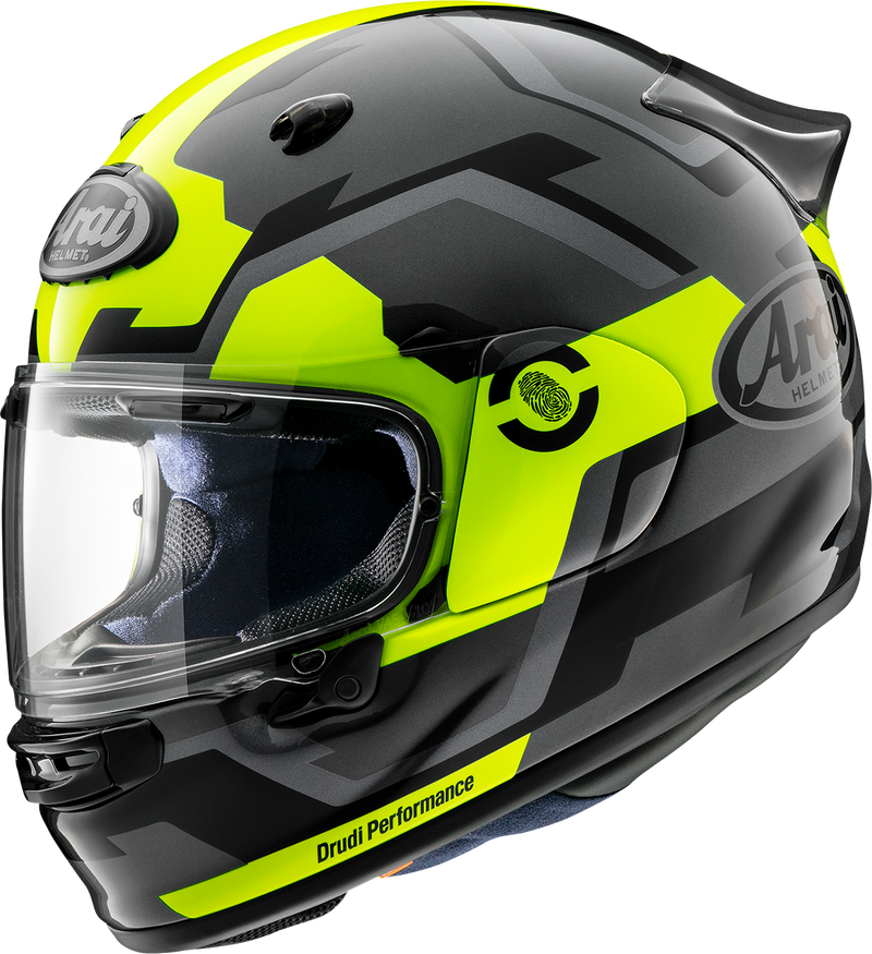 ARAI HELMETS, ARAI Helmets Contour-X Helmet - Face Shield - Fluorescent Yellow Large 0101-16064