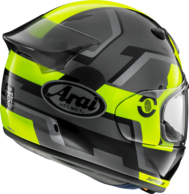 ARAI HELMETS, ARAI HELMETS Contour-X Helmet in Fluorescent Yellow – Medium (Part #0101-16063)