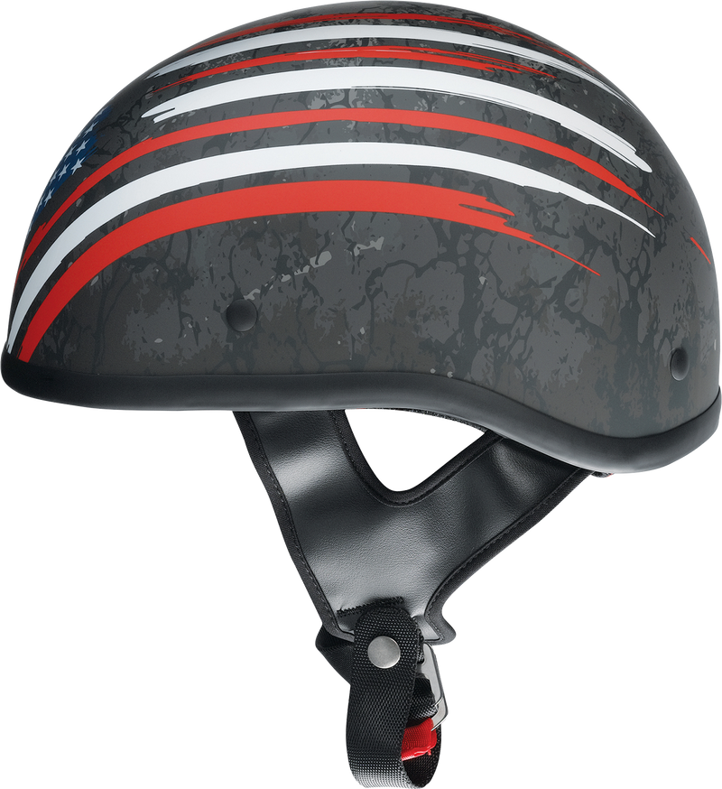 Z1R, Z1R CC Beanie Helmet Justice - Black/Red/White/Blue, Medium - Part Number 0103-1405