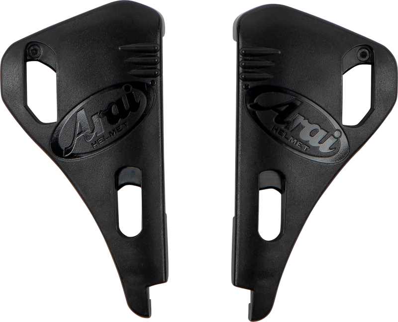 ARAI HELMETS, ARAI Helmets VAS-V Pivot Cover Plates for Pro Shade System – Black (Part Number 11-1138)