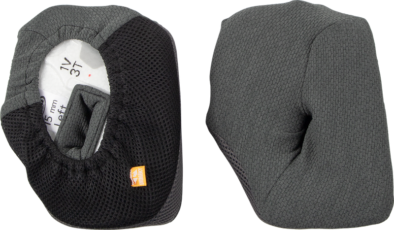 ARAI HELMETS, ARAI Helmets VX-Pro4 Cheek Pads - Gray 15 mm - Part Number 05-5416