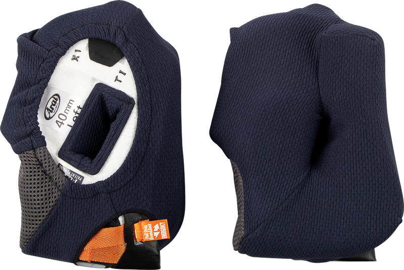ARAI HELMETS, ARAI Helmets Corsair-X, Quantum-X, Signet-X Cheek Pads - 40 mm Part 05-5703