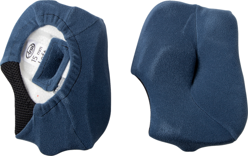 ARAI HELMETS, ARAI Helmets Regent-X Cheek Pads - 15 mm by ARAI Helmets, Part 055717