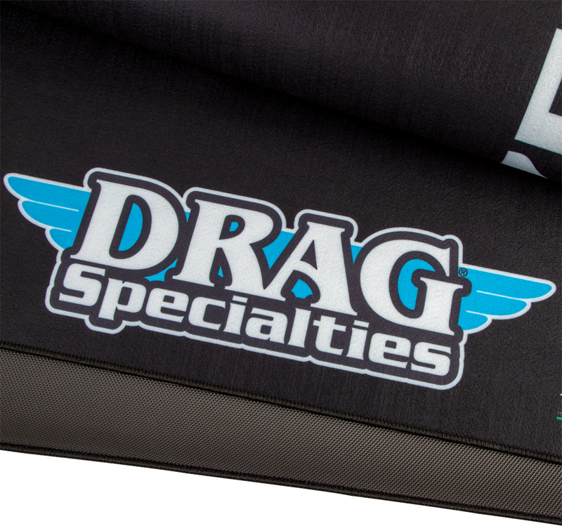 DRAG SPECIALTIES, DRAG SPECIALTIES HC80200METZDRAG Absorbent Pit Pad with Logo - Large