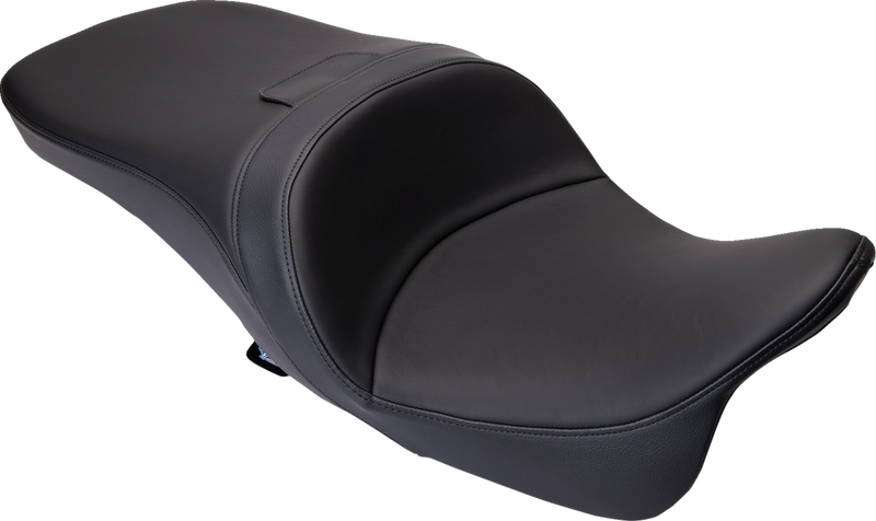 DRAG SPECIALTIES SEATS, Drag Specialties Seats Freedom Seat for FLH '09-'23 with Solar Leather in Black, Part #0801-1485