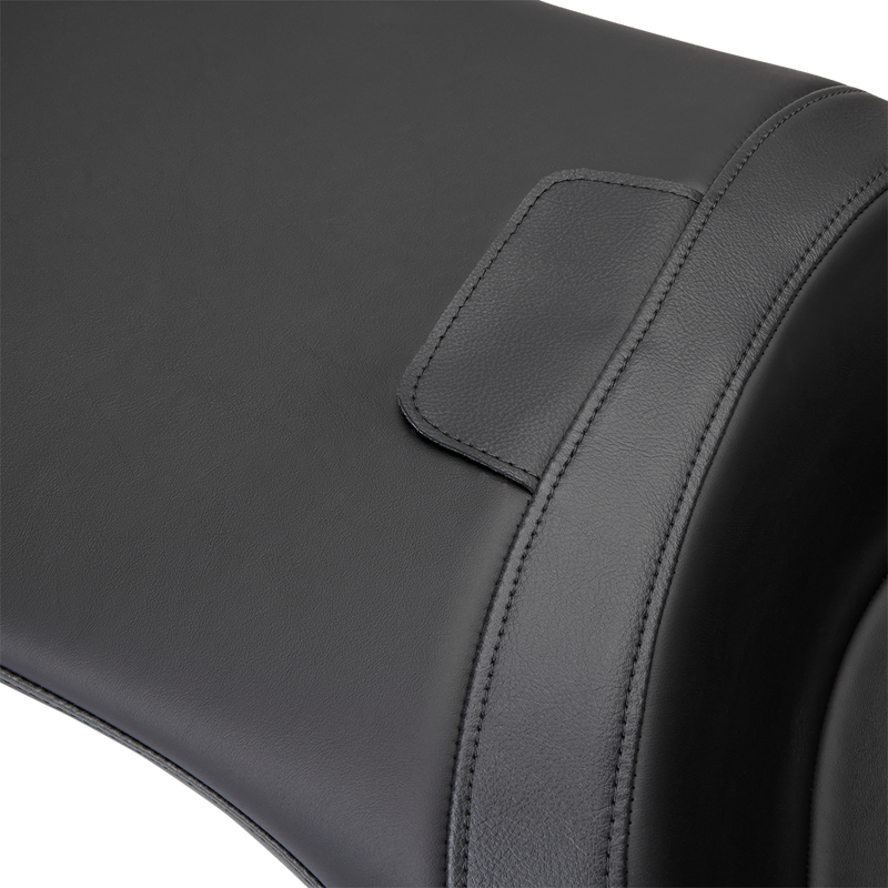 DRAG SPECIALTIES SEATS, Drag Specialties Seats Freedom Seat for FLH '09-'23 with Solar Leather in Black, Part #0801-1485