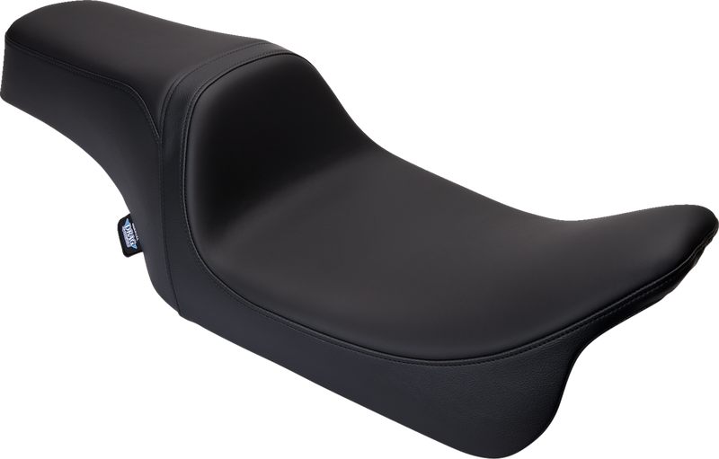 DRAG SPECIALTIES SEATS, DRAG SPECIALTIES SEATS Predator 1Up Seat - Solar Leather - Black - Smooth for FLH '08-'23 (Part #08011493)