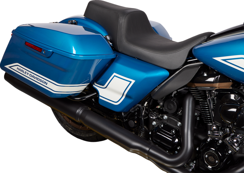 DRAG SPECIALTIES SEATS, DRAG SPECIALTIES SEATS Predator 1Up Seat - Vinyl Black for FLH 2008-2023 Part 0801-1480