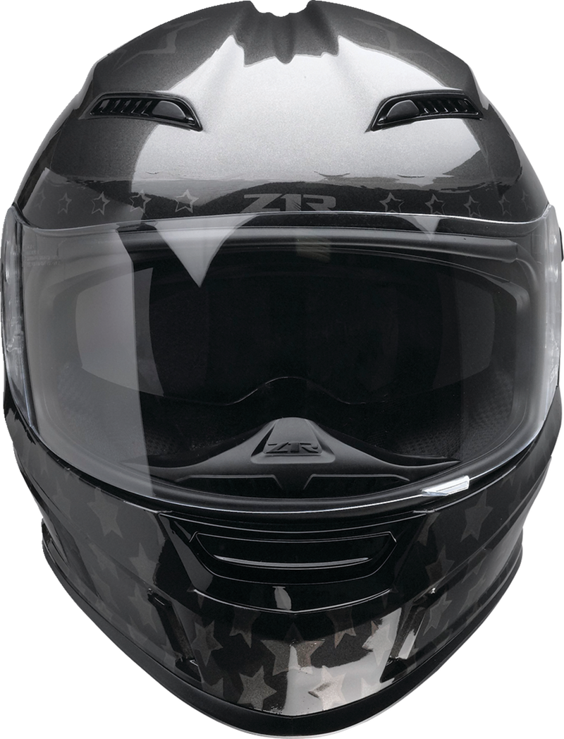 Z1R, Z1R Jackal Patriot Stealth Motorcycle Helmet 3XL by Z1R - Part 0101-15432
