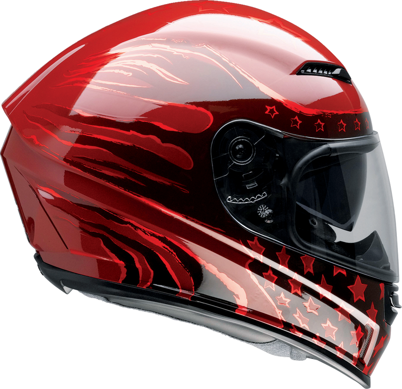 Z1R, Z1R Jackal Patriot Helmet - Red, XL by Z1R (Part #0101-15423)