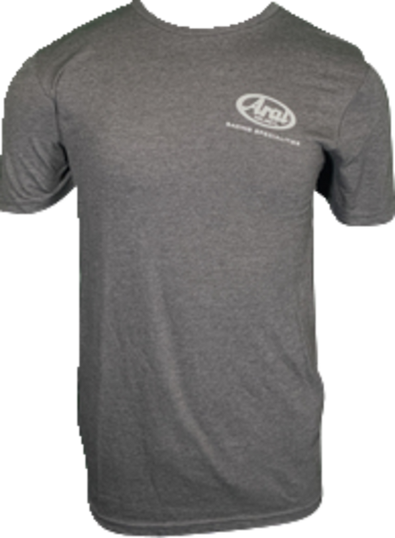 Arai Helmets T-Shirt | Dark Heather Gray Graphic Tee (121563–121566)
