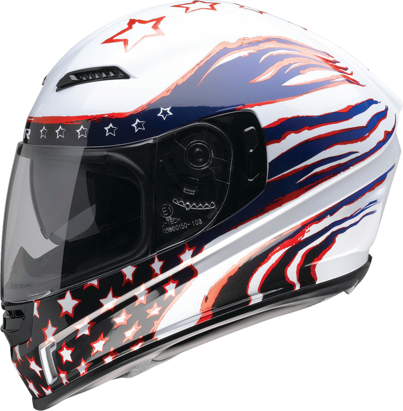 Z1R, Z1R Jackal Helmet Patriot Red/White/Blue XS - Model 0101-15412