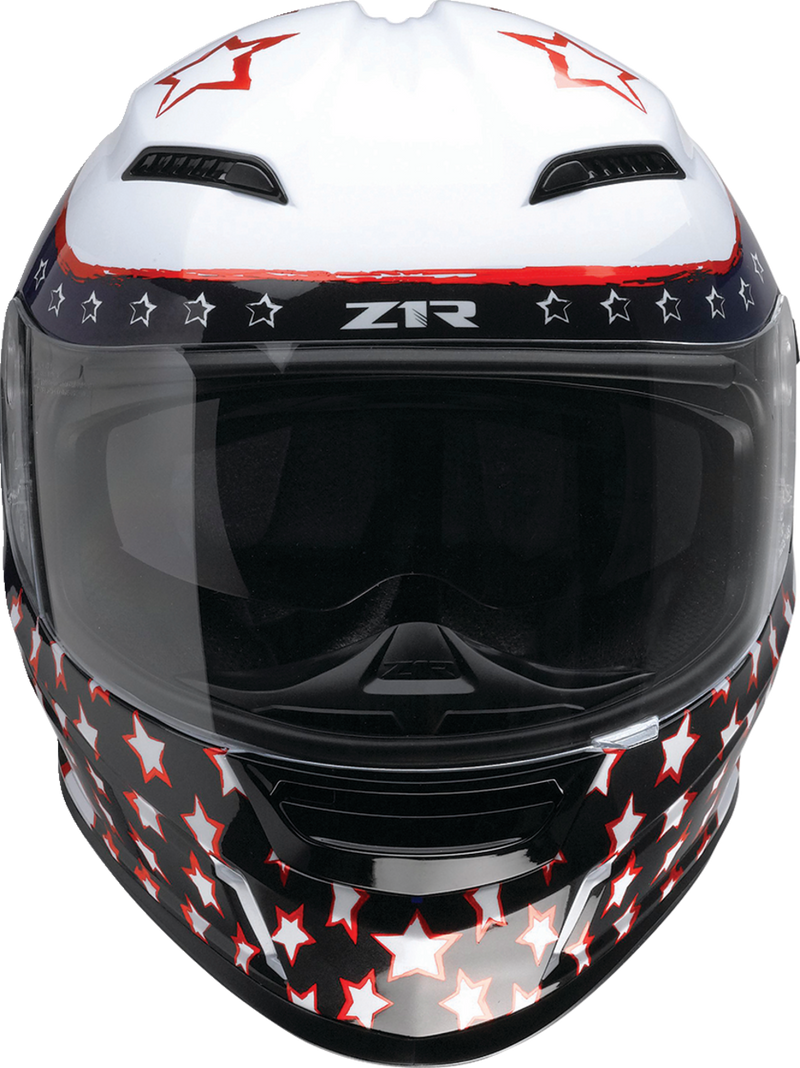 Z1R, Z1R Jackal Helmet Patriot Red/White/Blue XS - Model 0101-15412