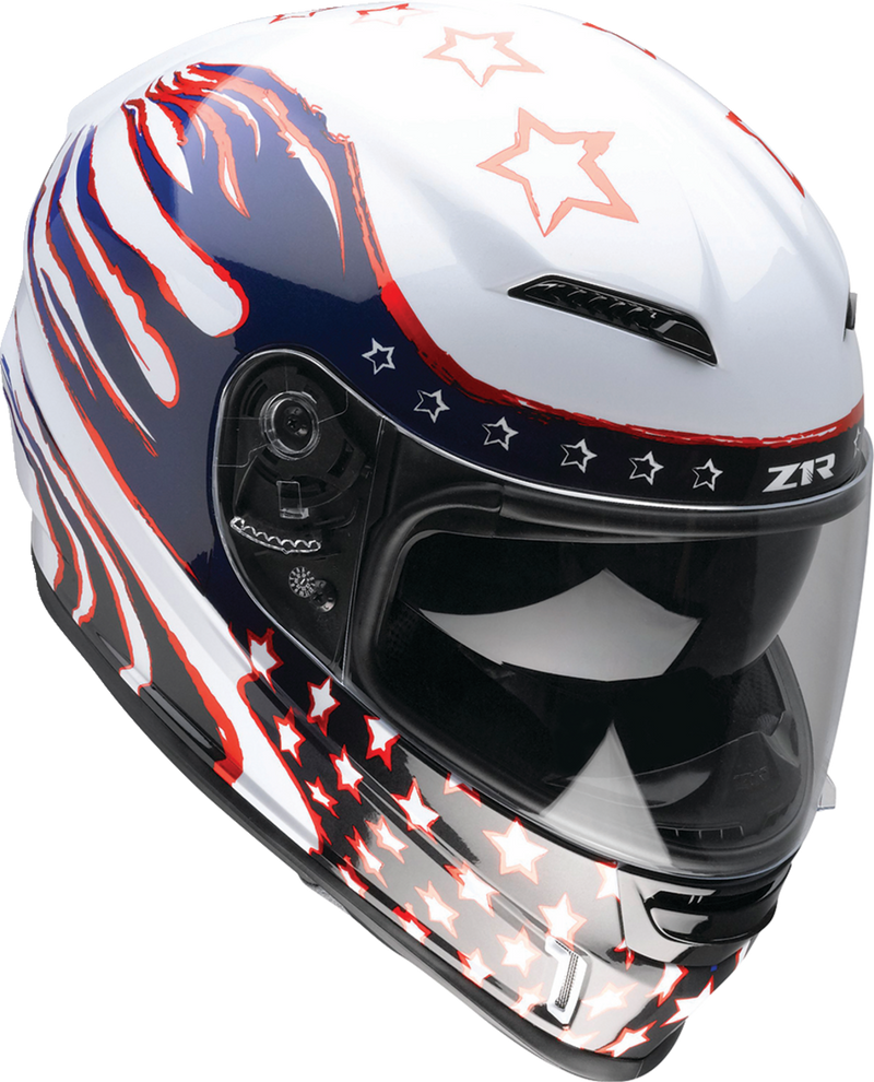 Z1R, Z1R Jackal Helmet Patriot Red/White/Blue XS - Model 0101-15412
