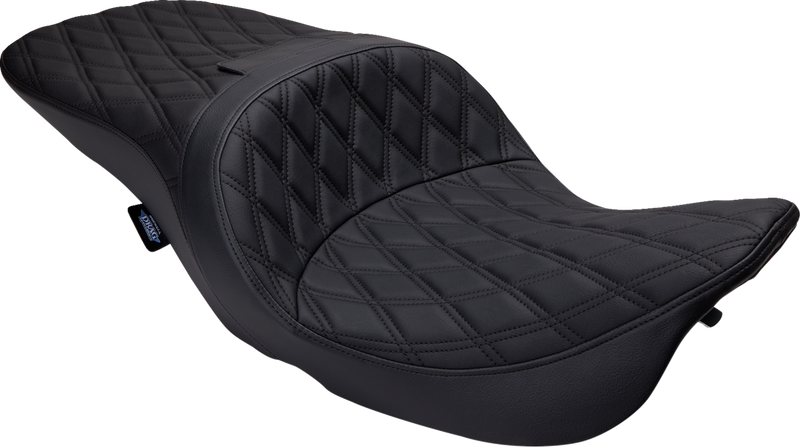 DRAG SPECIALTIES SEATS, DRAG Specialties Seats Freedom Seat with Vinyl Cover for Harley FLH 1997-2007, Part #08011504-4676B