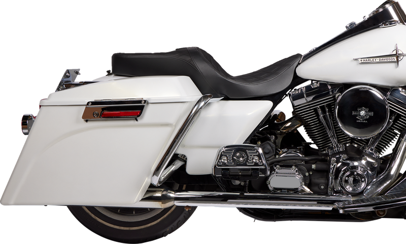 DRAG SPECIALTIES SEATS, DRAG Specialties Seats Freedom Seat with Vinyl Cover for Harley FLH 1997-2007, Part #08011504-4676B