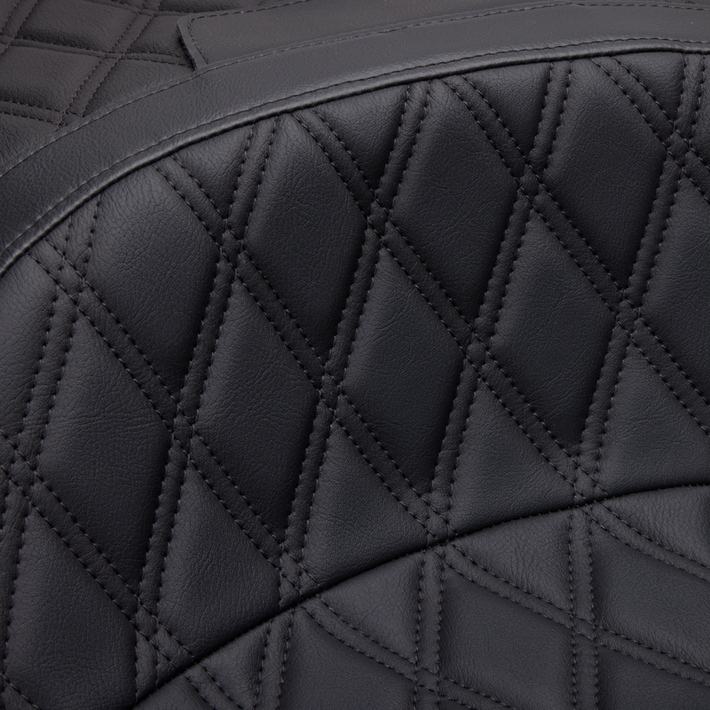 DRAG SPECIALTIES SEATS, DRAG Specialties Seats Freedom Seat with Vinyl Cover for Harley FLH 1997-2007, Part #08011504-4676B