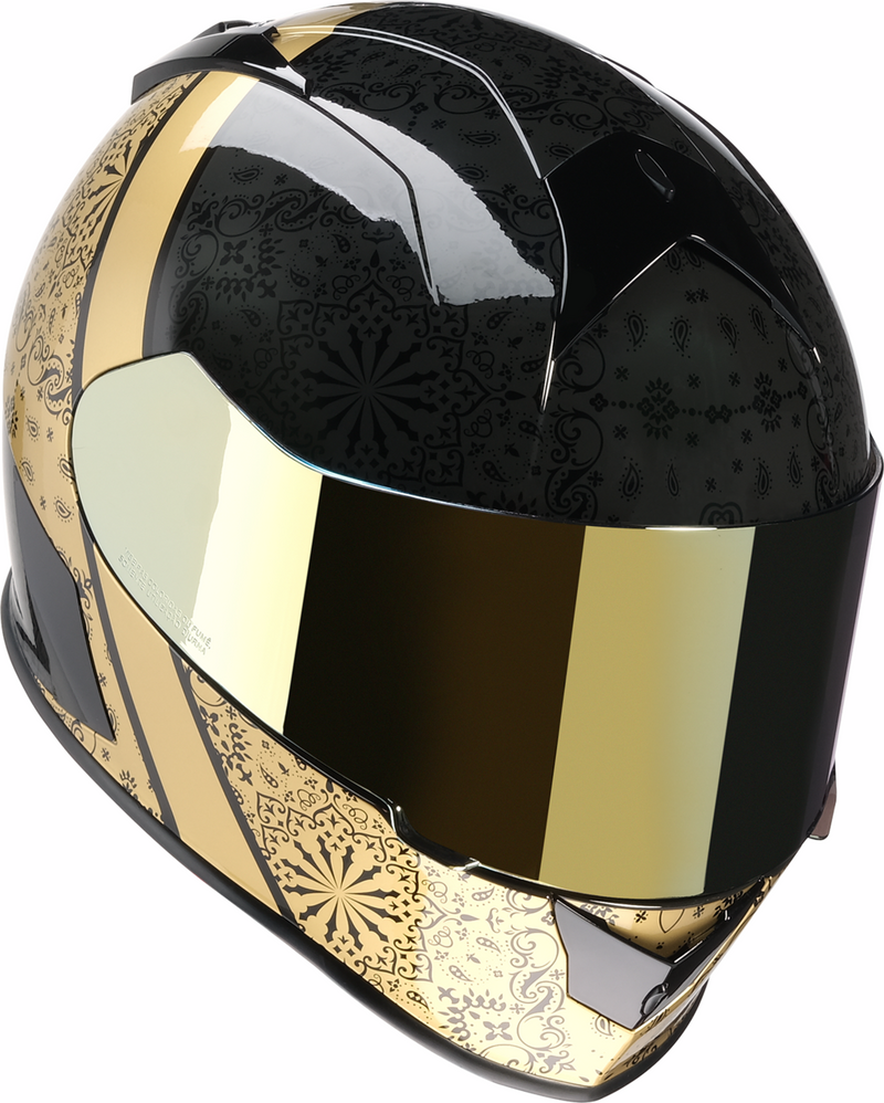 Z1R, Z1R Warrant Helmet PAC Gold Large 0101-16097 with Polycarbonate Shell and Sun Visor